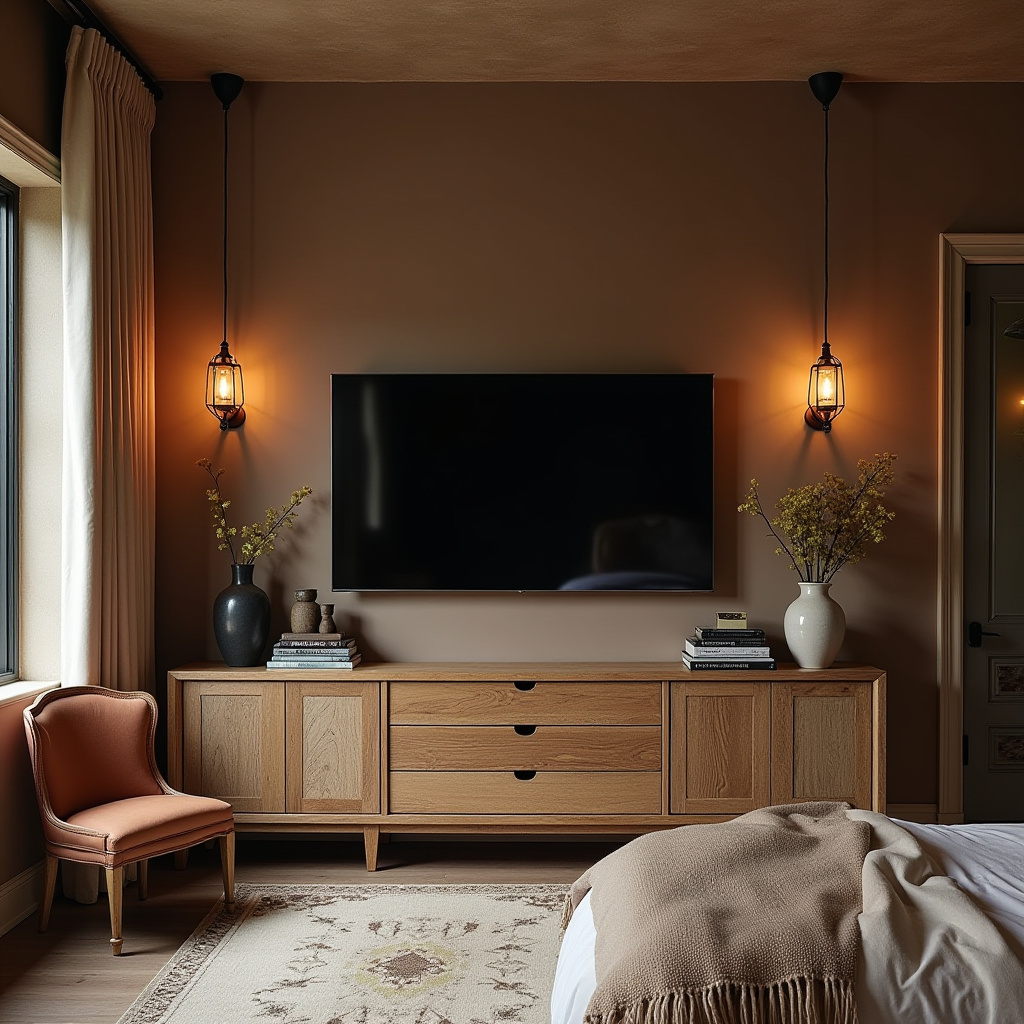 luxury bedroom TV cabinet design 24