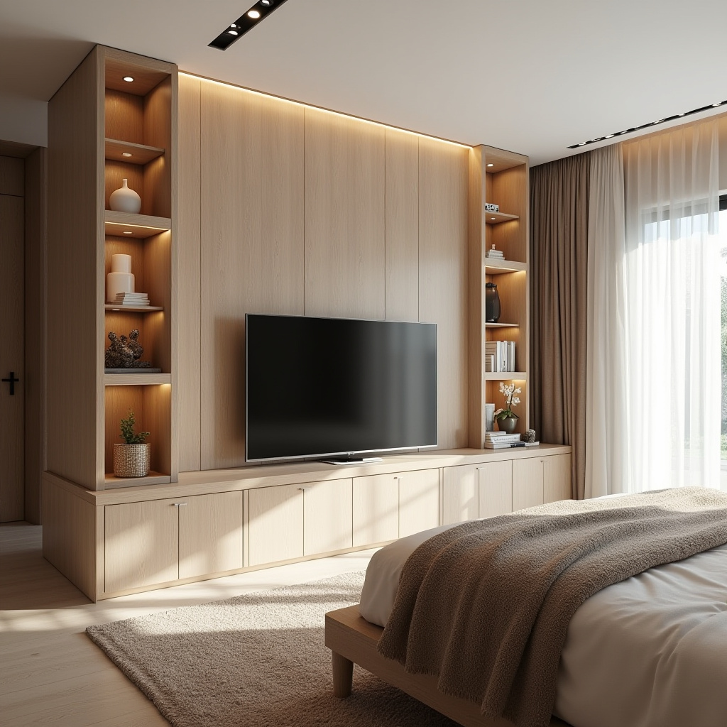 luxury bedroom TV cabinet design 3