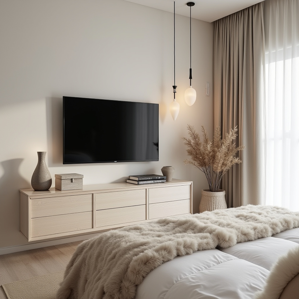 luxury bedroom TV cabinet design 35