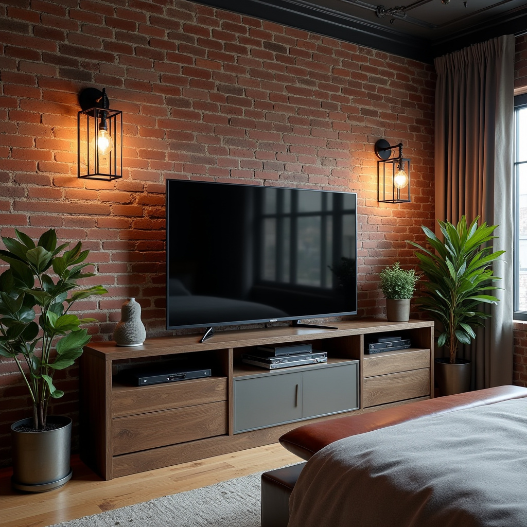 luxury bedroom TV cabinet design 40