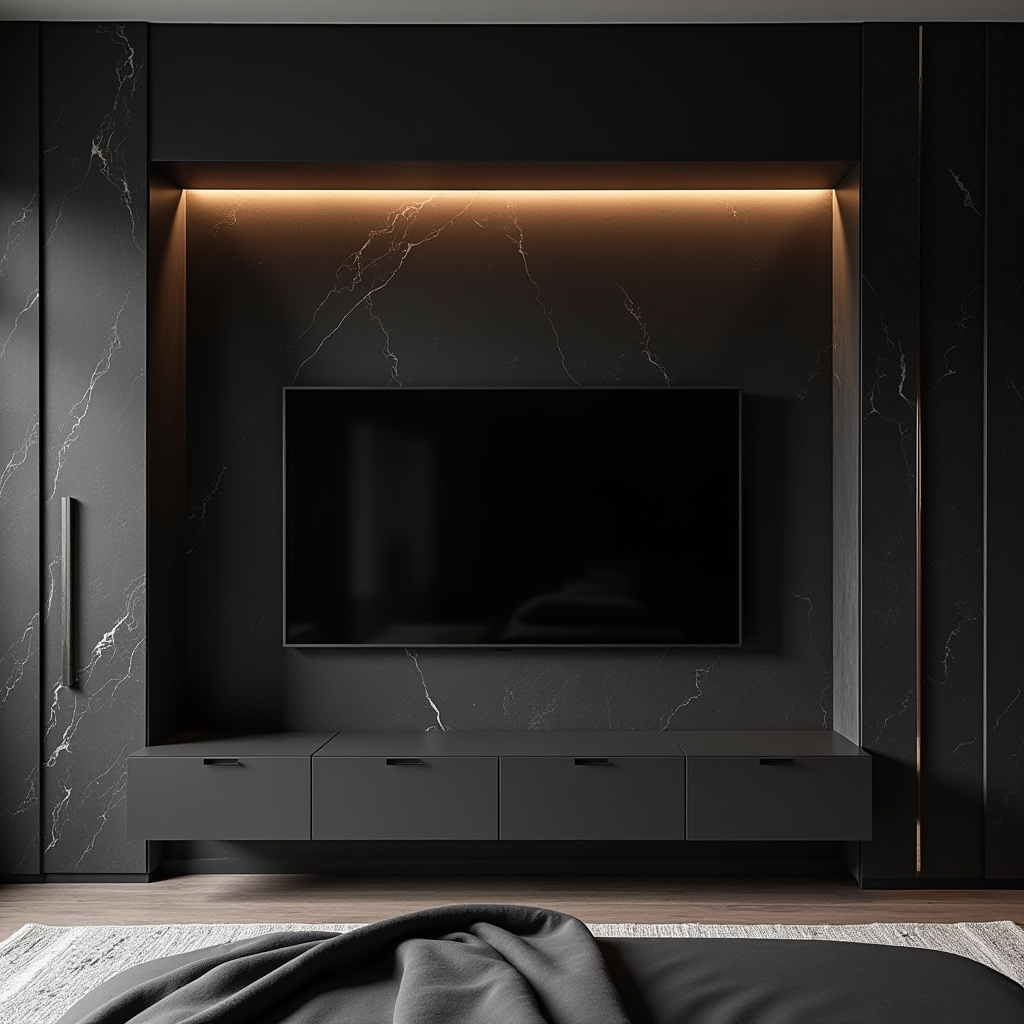 luxury bedroom TV cabinet design 5