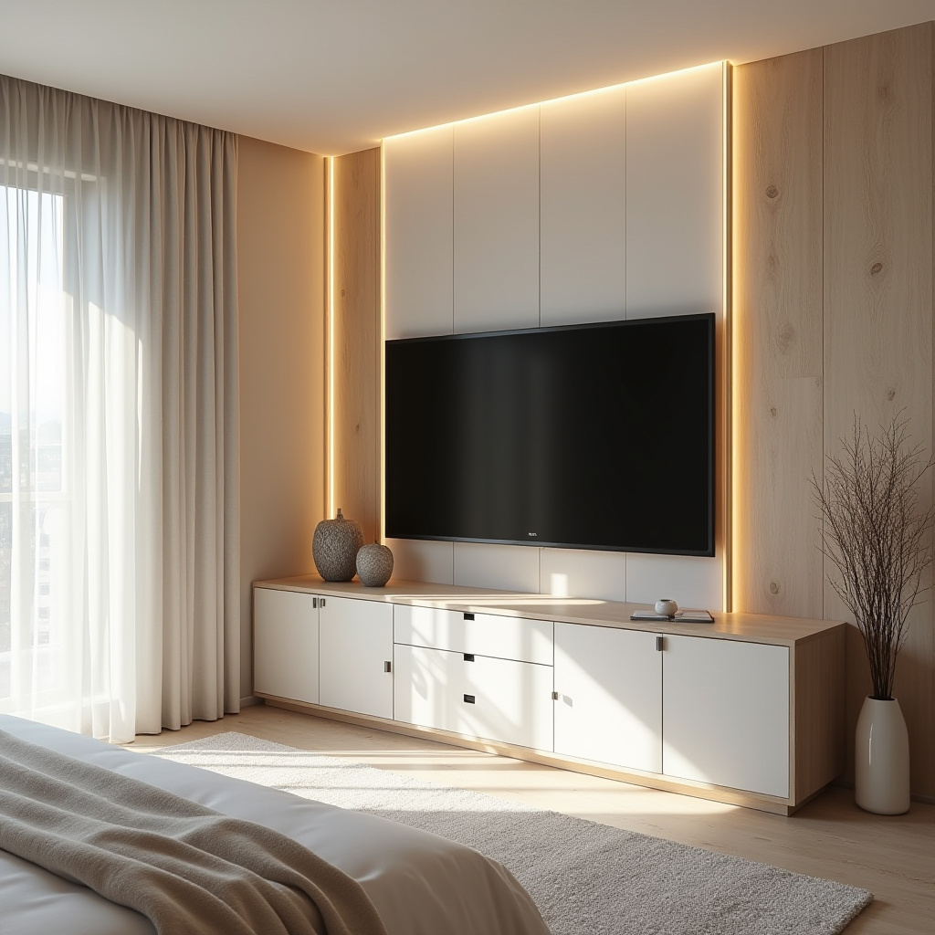 luxury bedroom TV cabinet design 7
