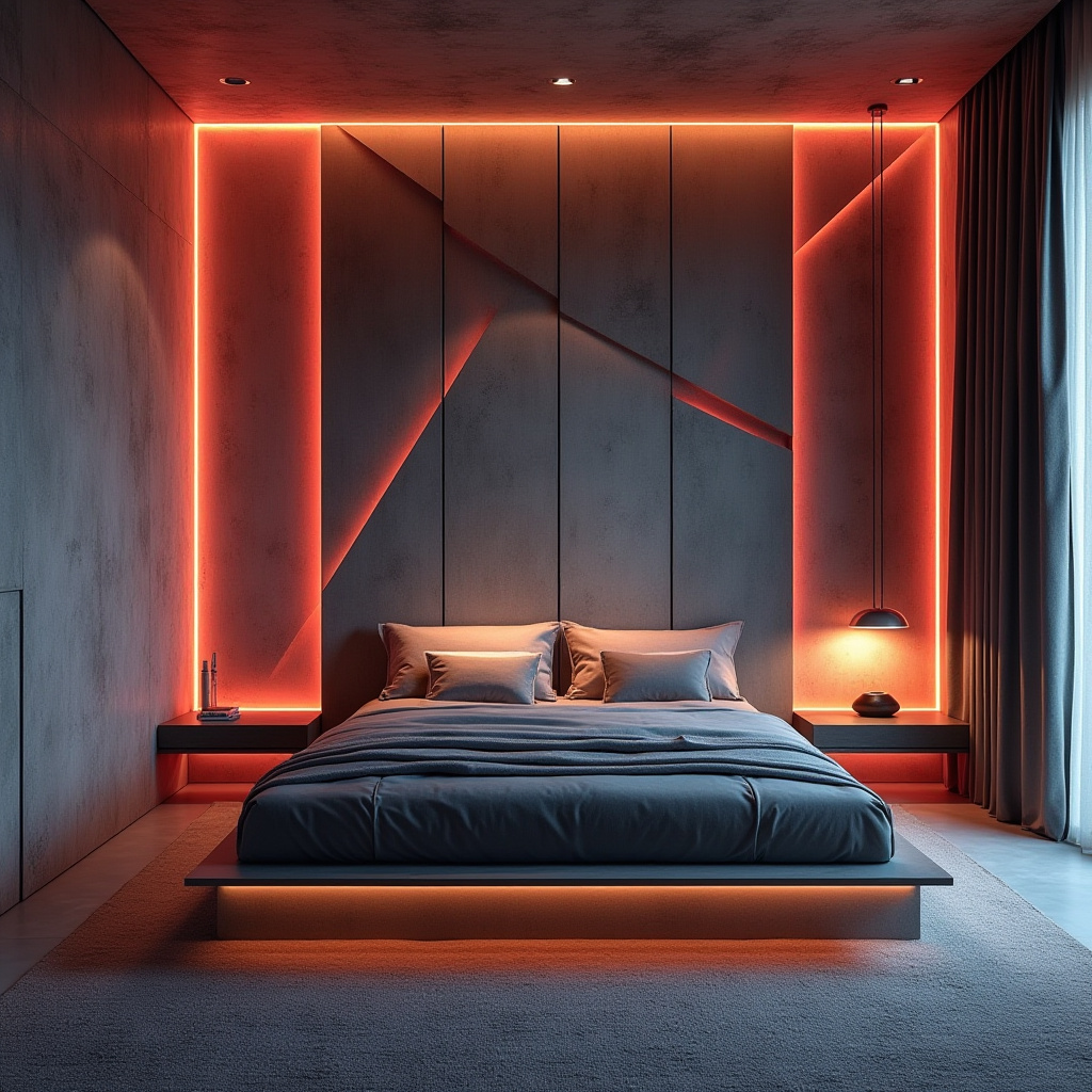 luxury bedroom wall designs 22