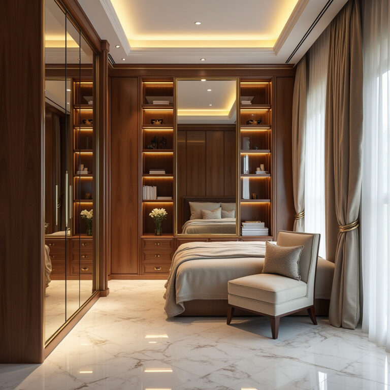luxury bedroom wardrobe design 1