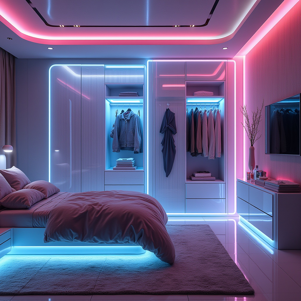 luxury bedroom wardrobe design 20