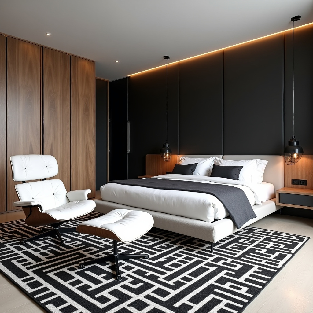 luxury black and white bedroom ideas 18