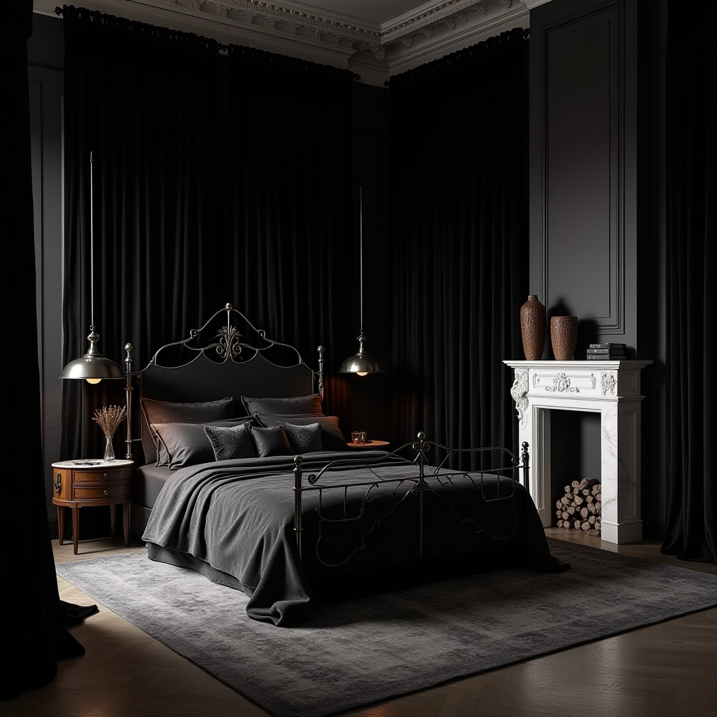 luxury black and white bedroom ideas 19