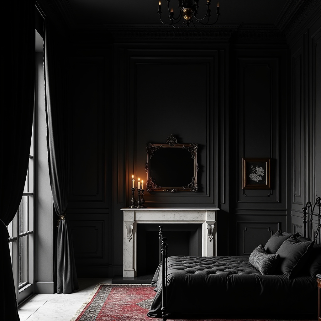 luxury black and white bedroom ideas 20
