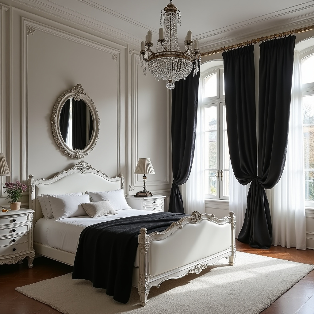 luxury black and white bedroom ideas 35