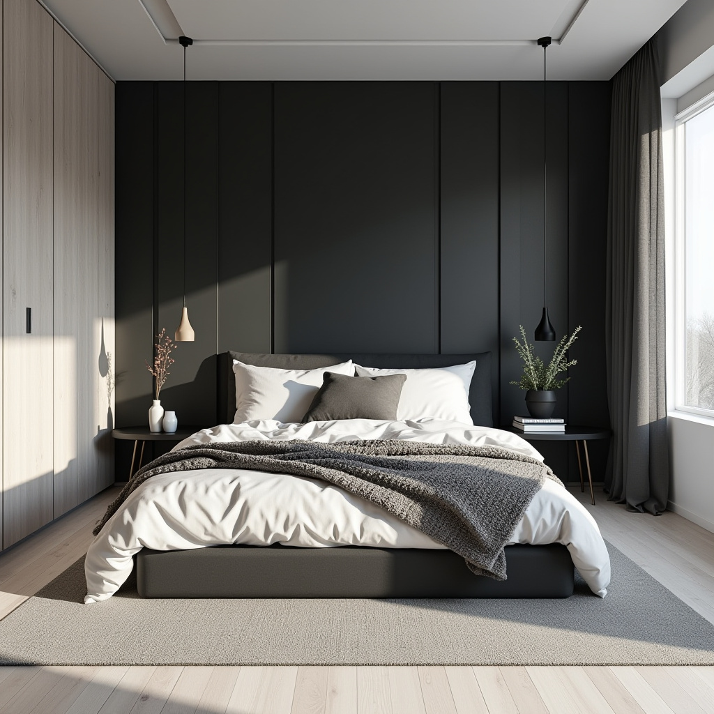 luxury black and white bedroom ideas 8
