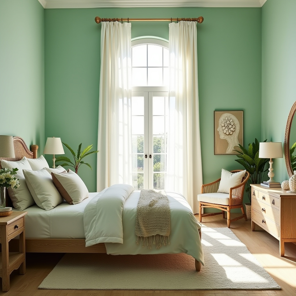 luxury green bedroom 21