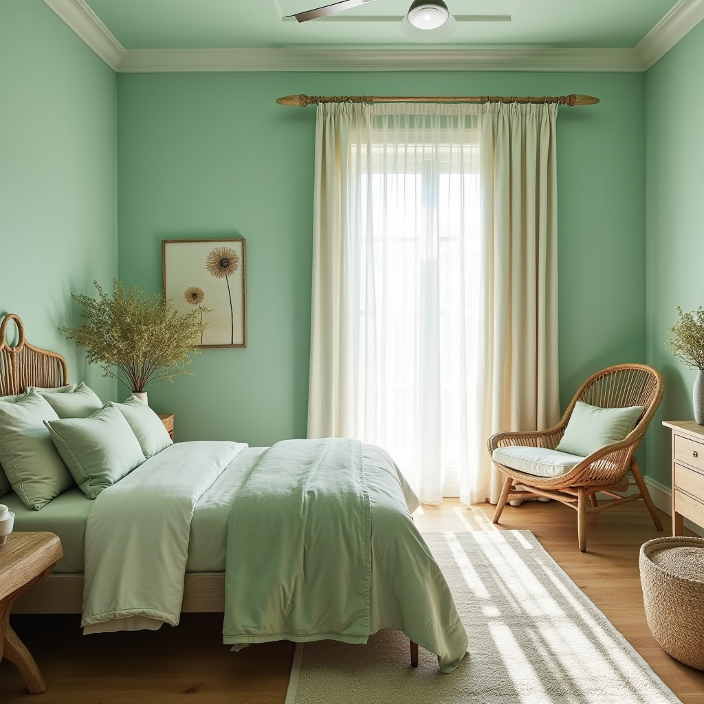 luxury green bedroom 22