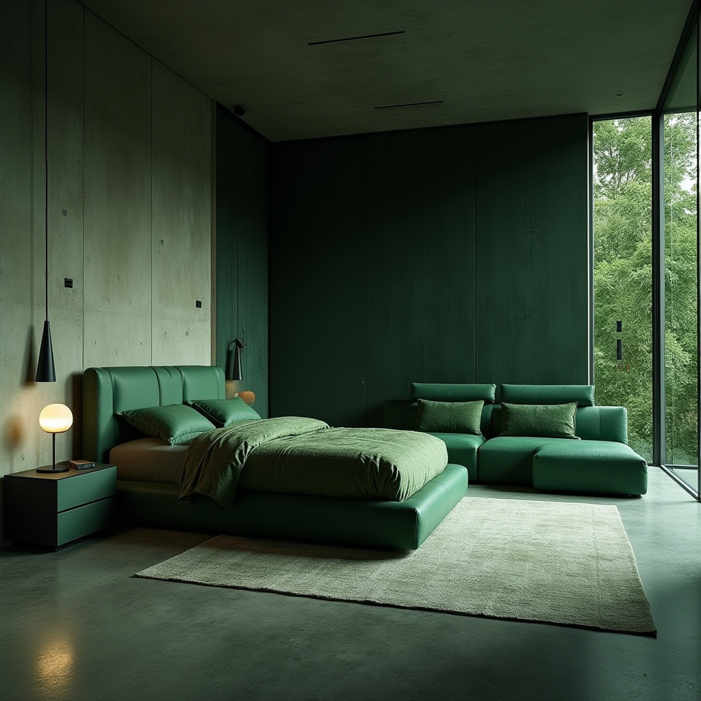 luxury green bedroom 28