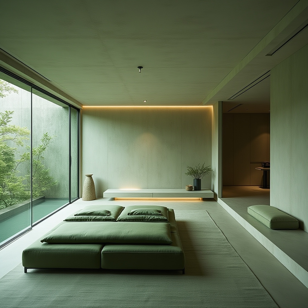 luxury green bedroom 34