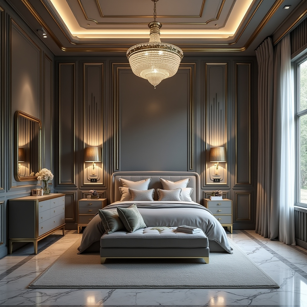 luxury grey bedroom ideas 14