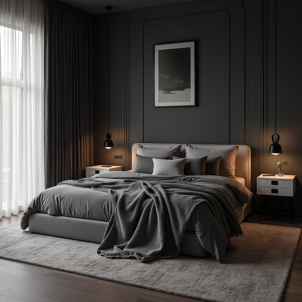 luxury grey bedroom ideas 2
