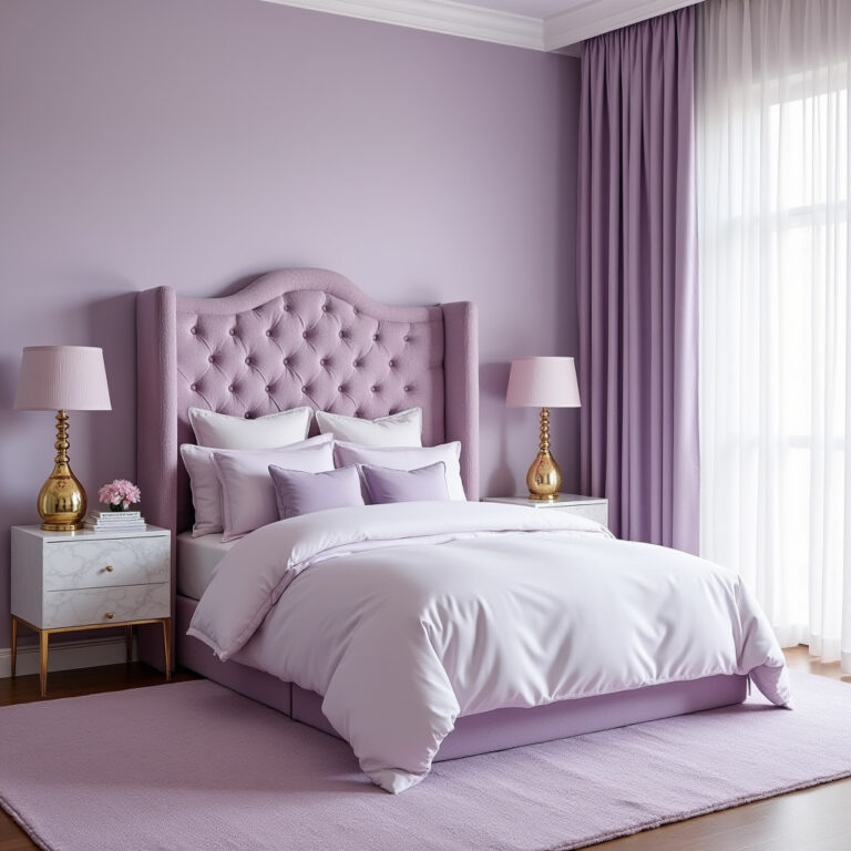 luxury lavender bedroom ideas for women 1