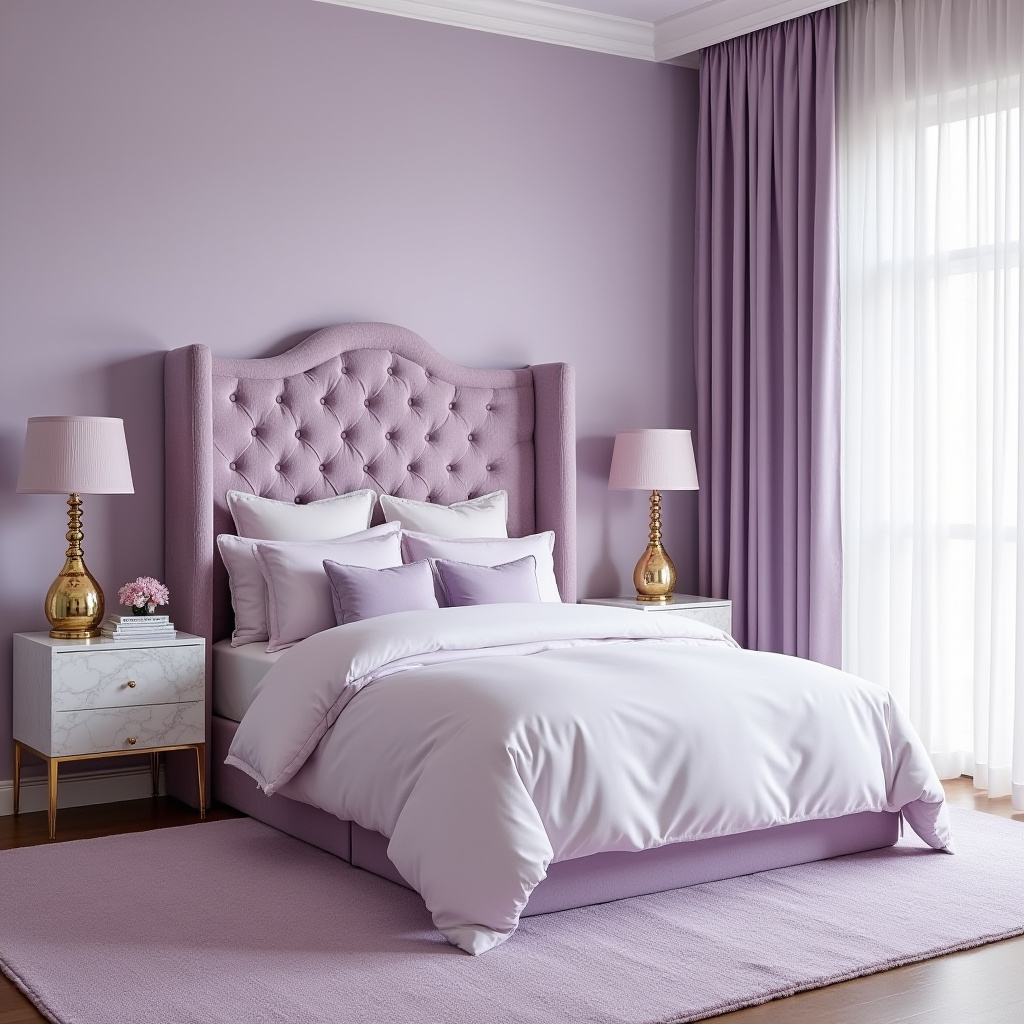 luxury lavender bedroom ideas for women 1