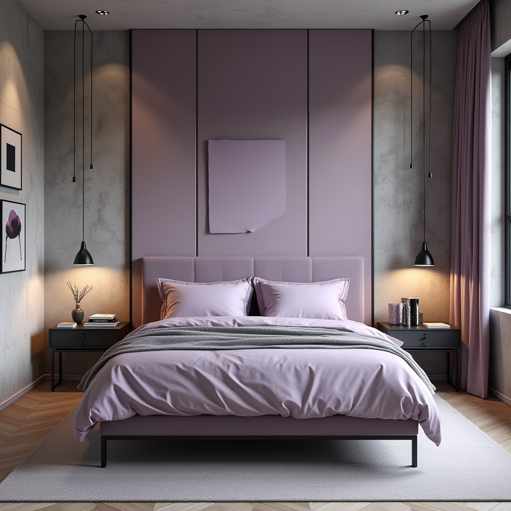 luxury lavender bedroom ideas for women 18