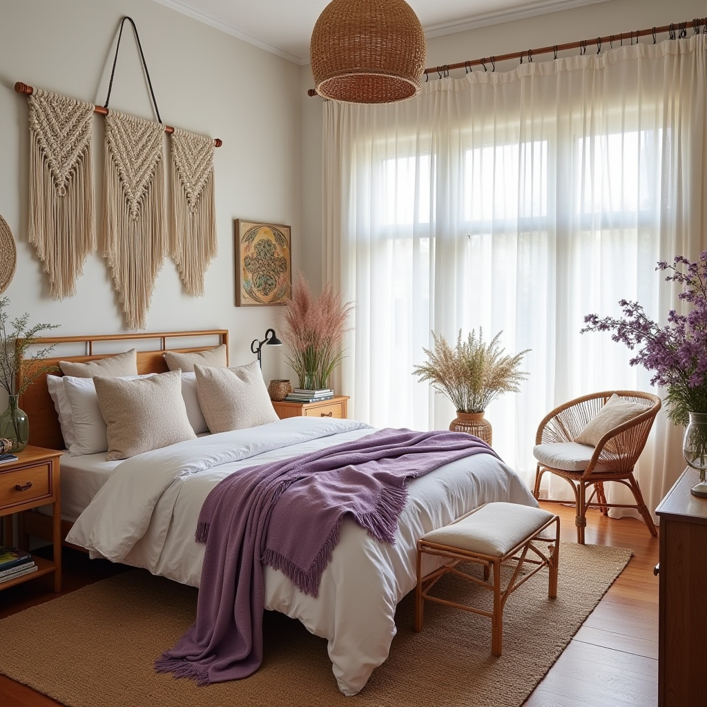 luxury lavender bedroom ideas for women 20