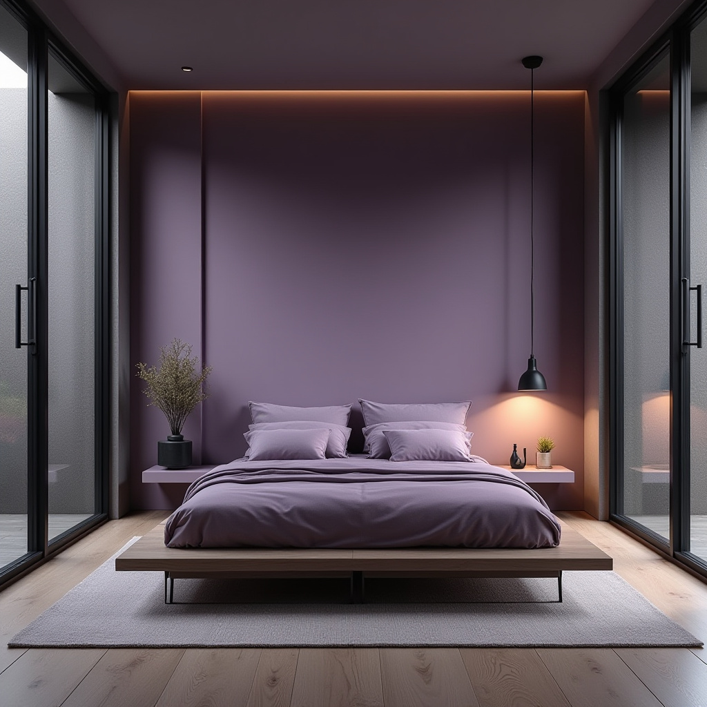 luxury lavender bedroom ideas for women 22