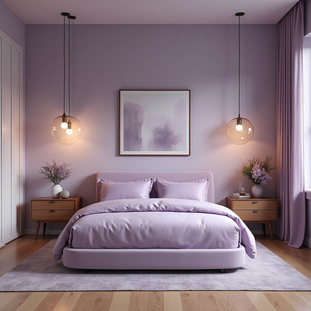 luxury lavender bedroom ideas for women 25