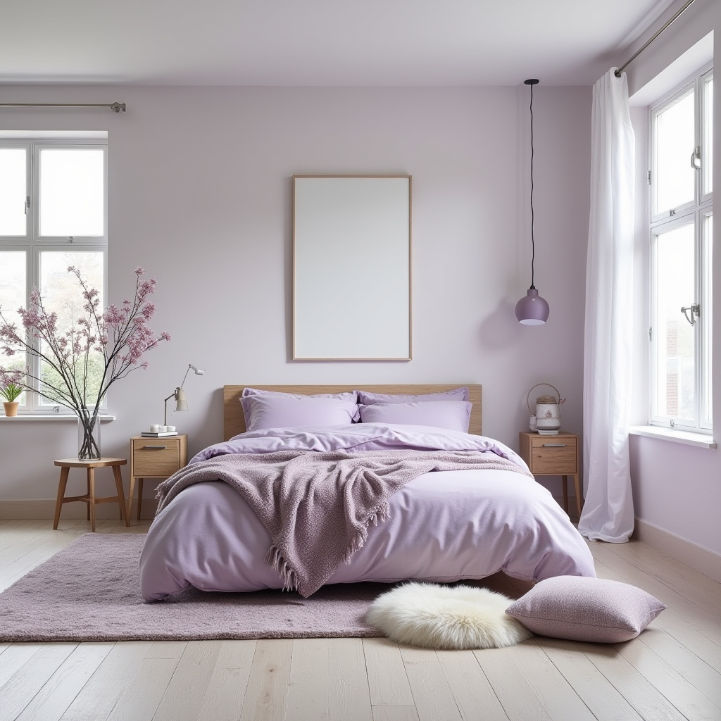 luxury lavender bedroom ideas for women 38