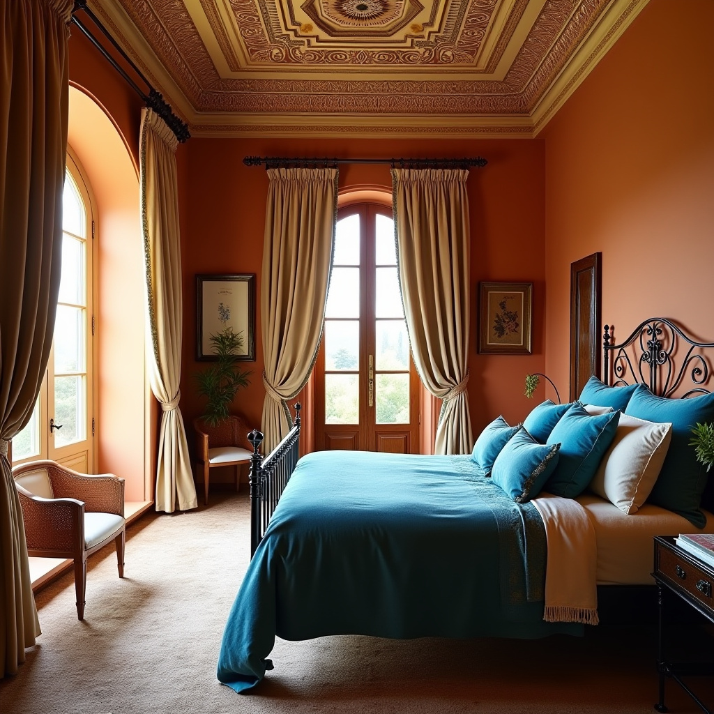 luxury master suite bedroom curtains 10