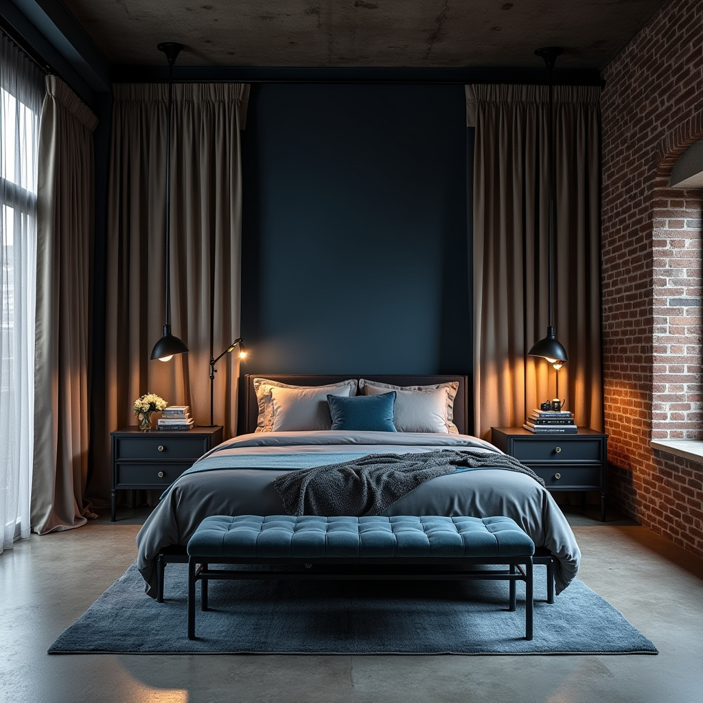 luxury master suite bedroom curtains 14
