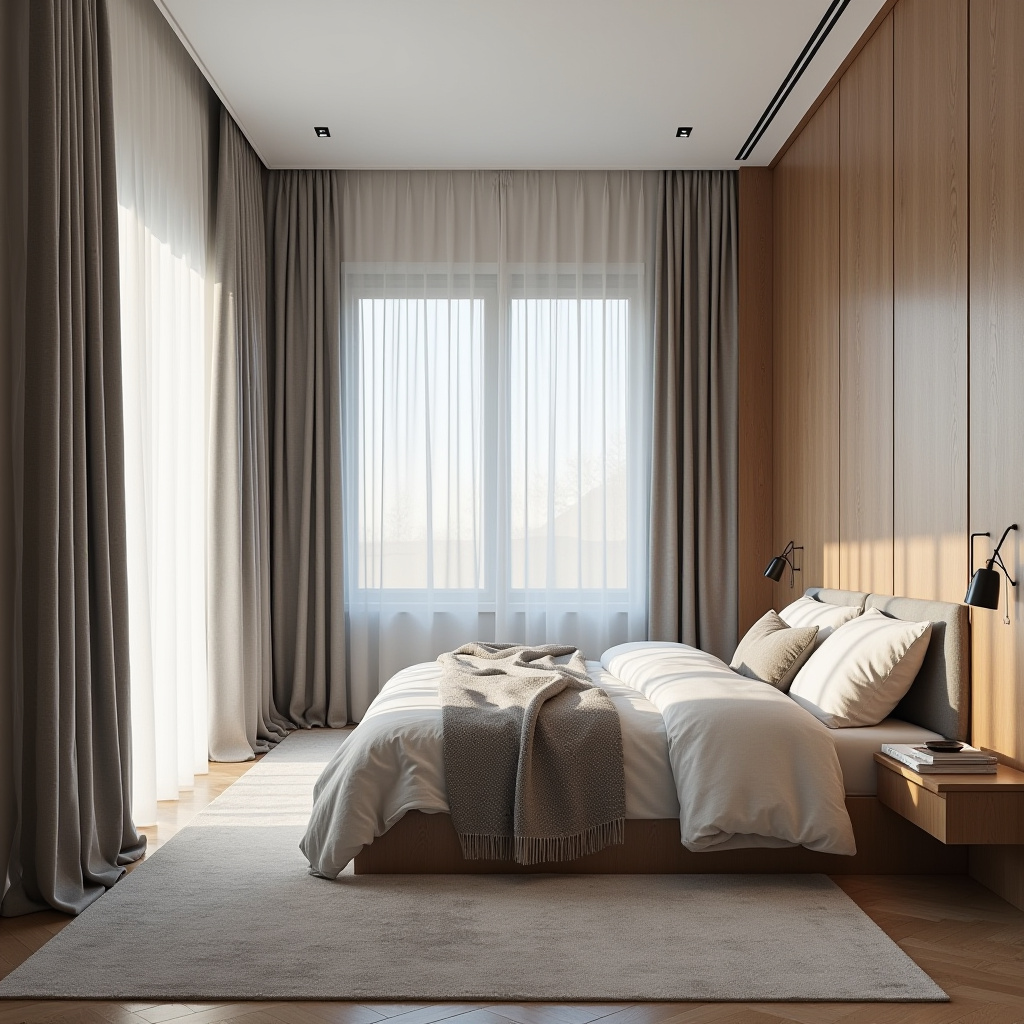 luxury master suite bedroom curtains 3