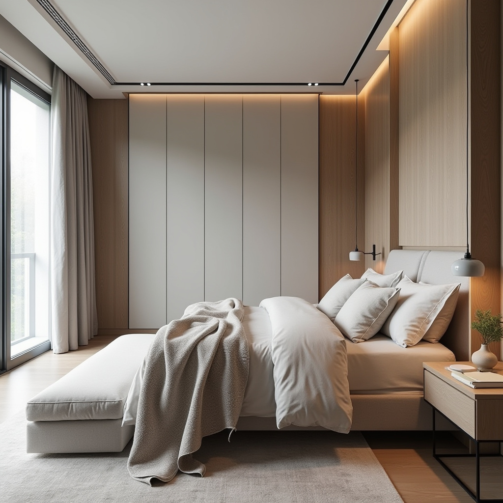 luxury master suite bedroom curtains 4