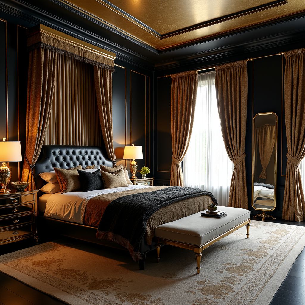 luxury master suite bedroom curtains 6