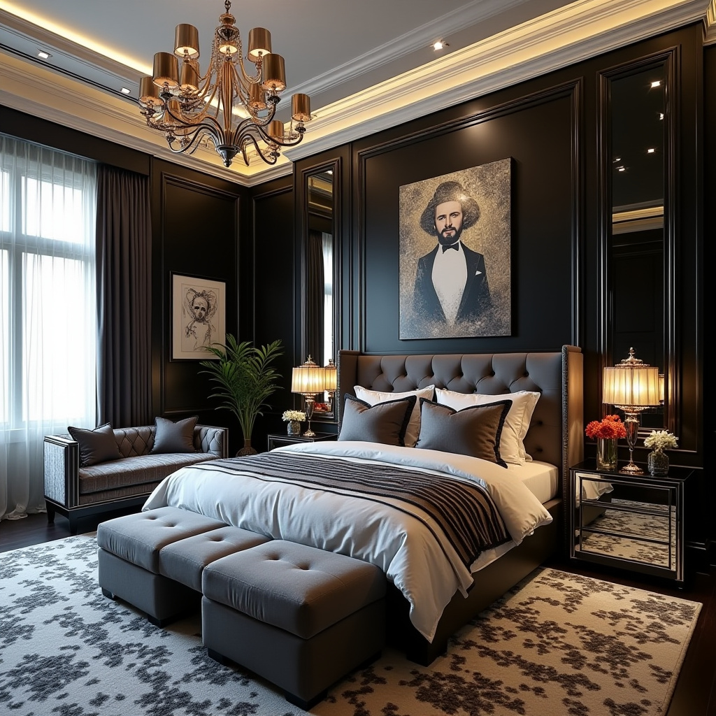 luxury maximalist bedroom 14