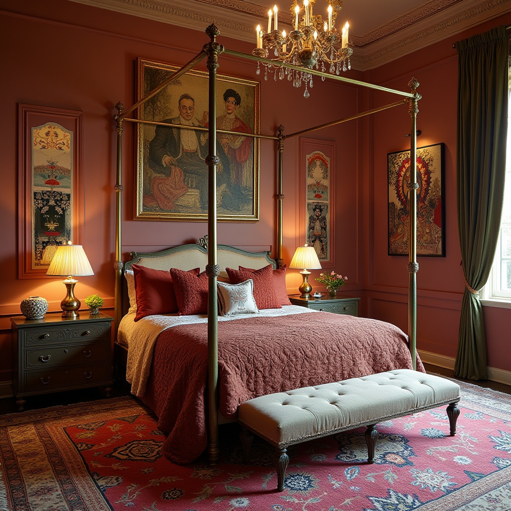 luxury maximalist bedroom 6