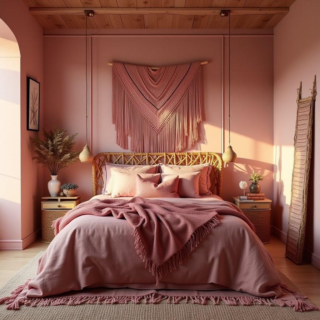 luxury pink bedroom 11