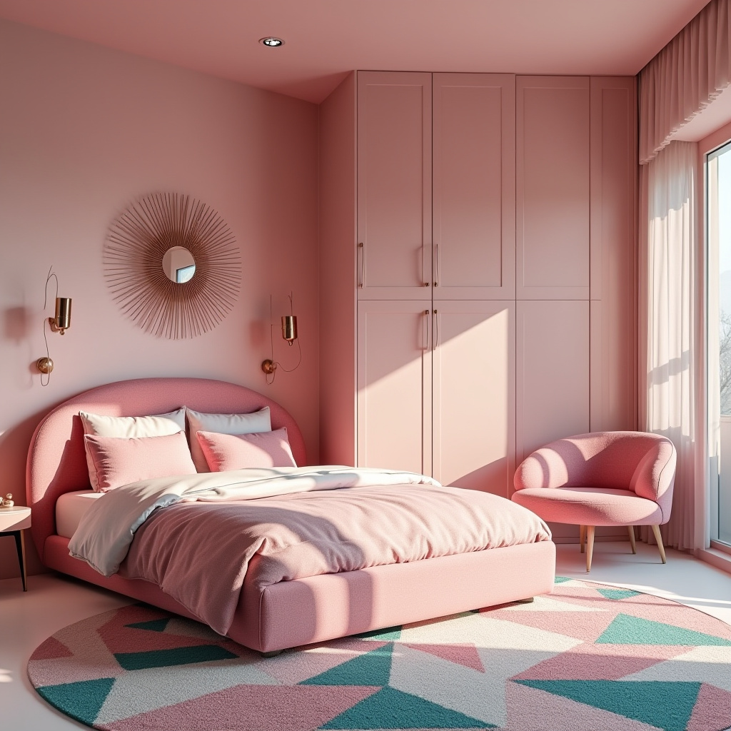 luxury pink bedroom 13