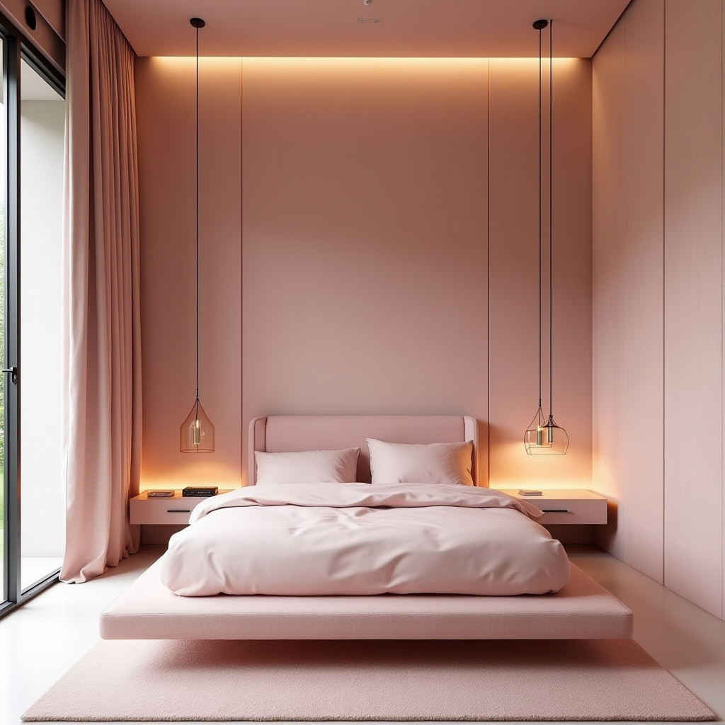 luxury pink bedroom 17