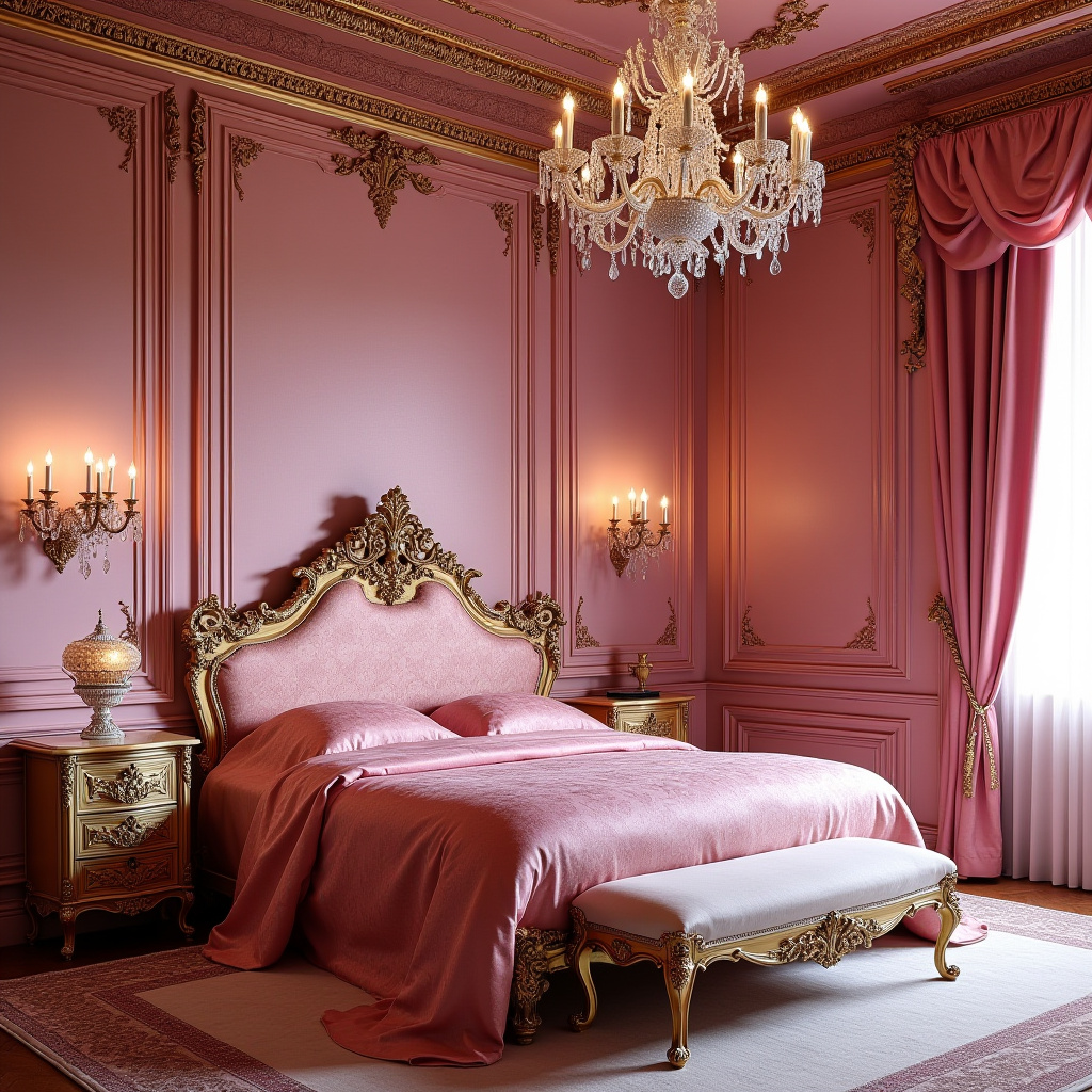 luxury pink bedroom 27