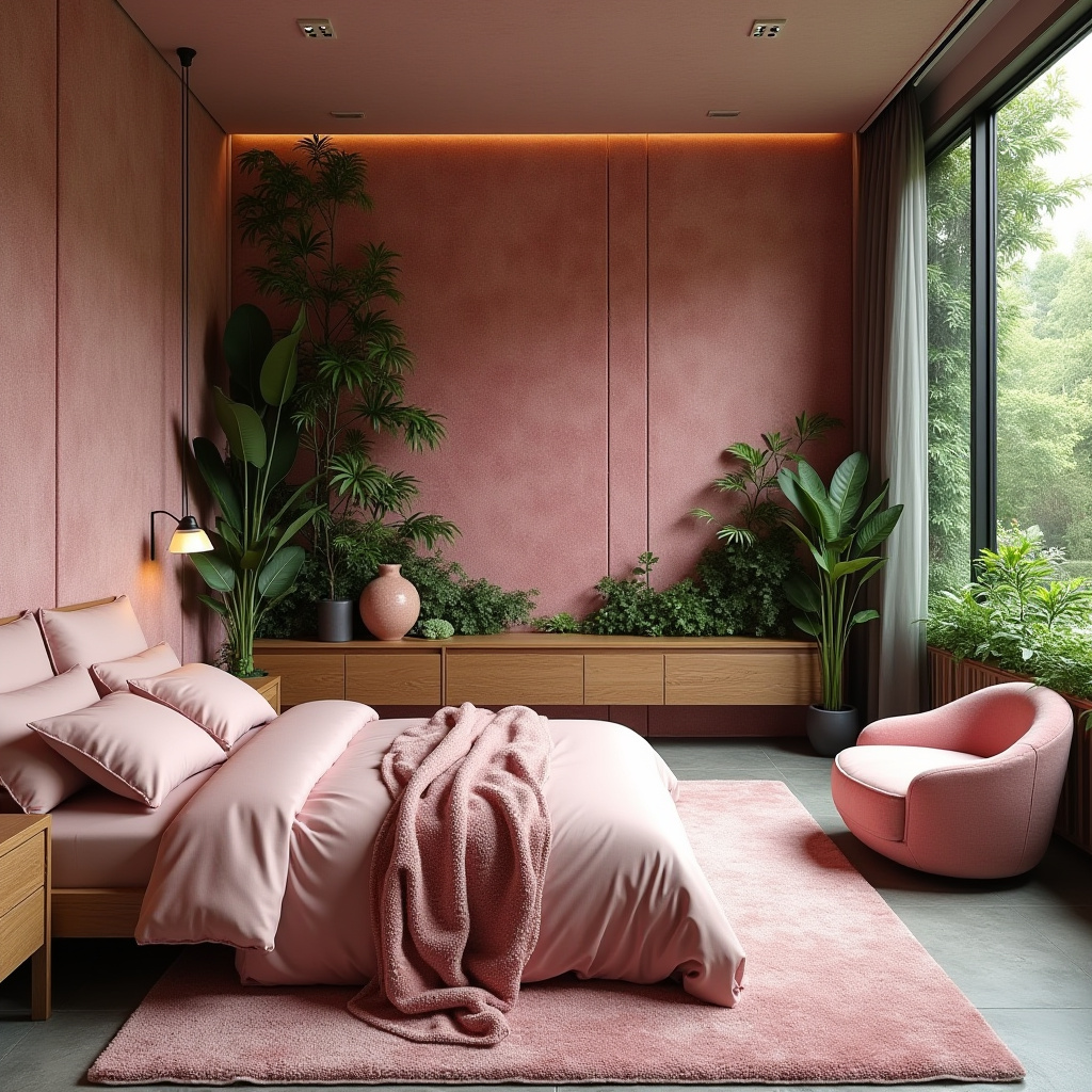 luxury pink bedroom 36