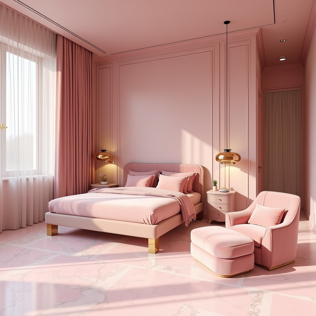 luxury pink bedroom 5