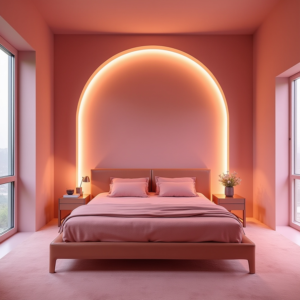 luxury pink bedroom 7
