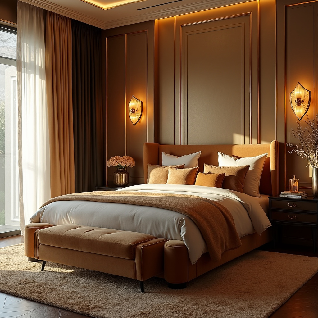 mid century modern bedroom 14