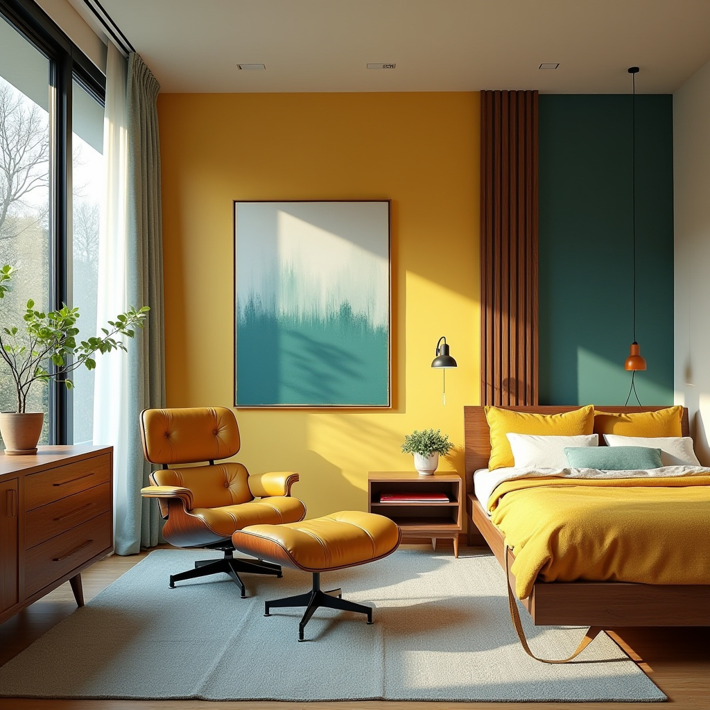 mid century modern bedroom decor 2