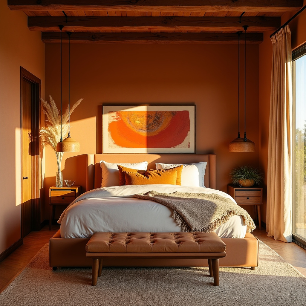 mid century modern bedroom decor 39