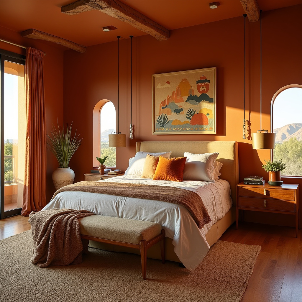 mid century modern bedroom decor 40