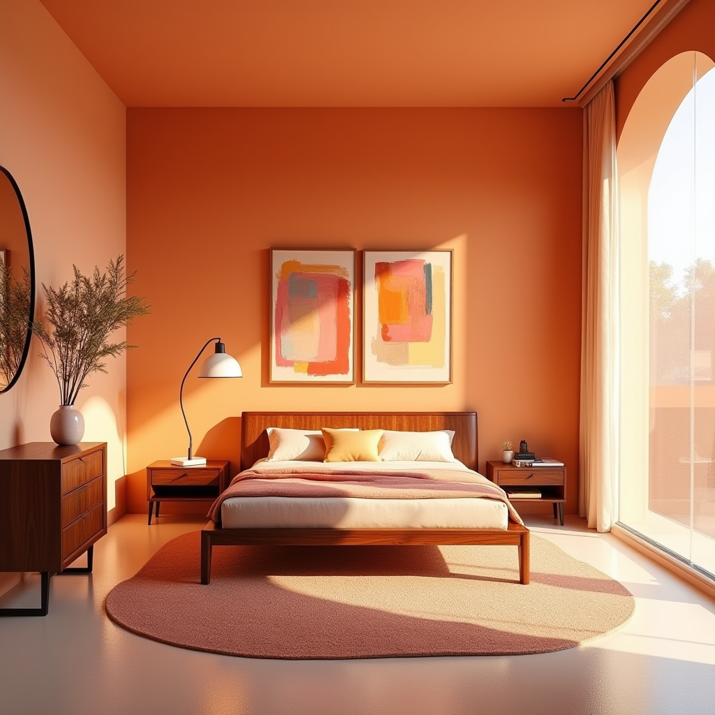 mid century modern bedroom decor 8