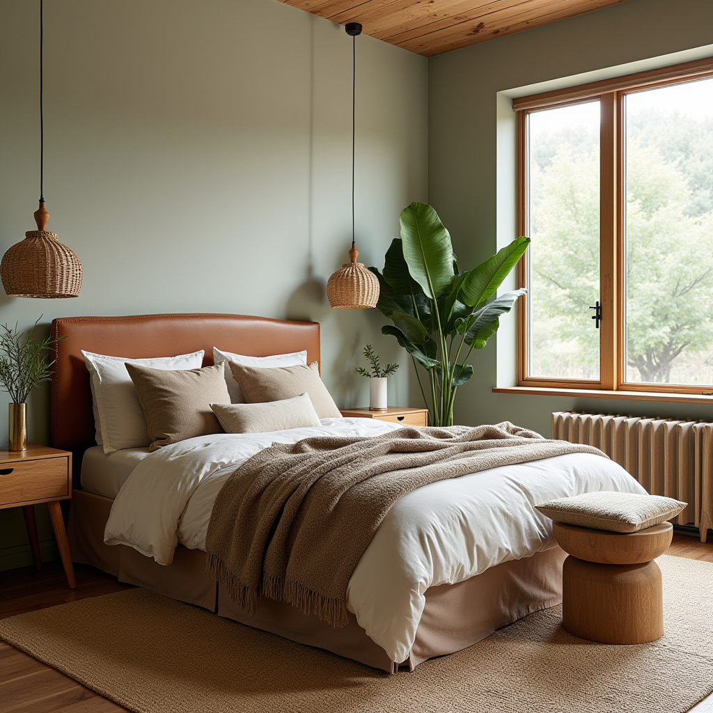 mid century modern eclectic bedroom 10