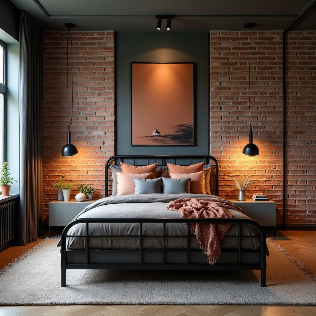 mid century modern eclectic bedroom 12