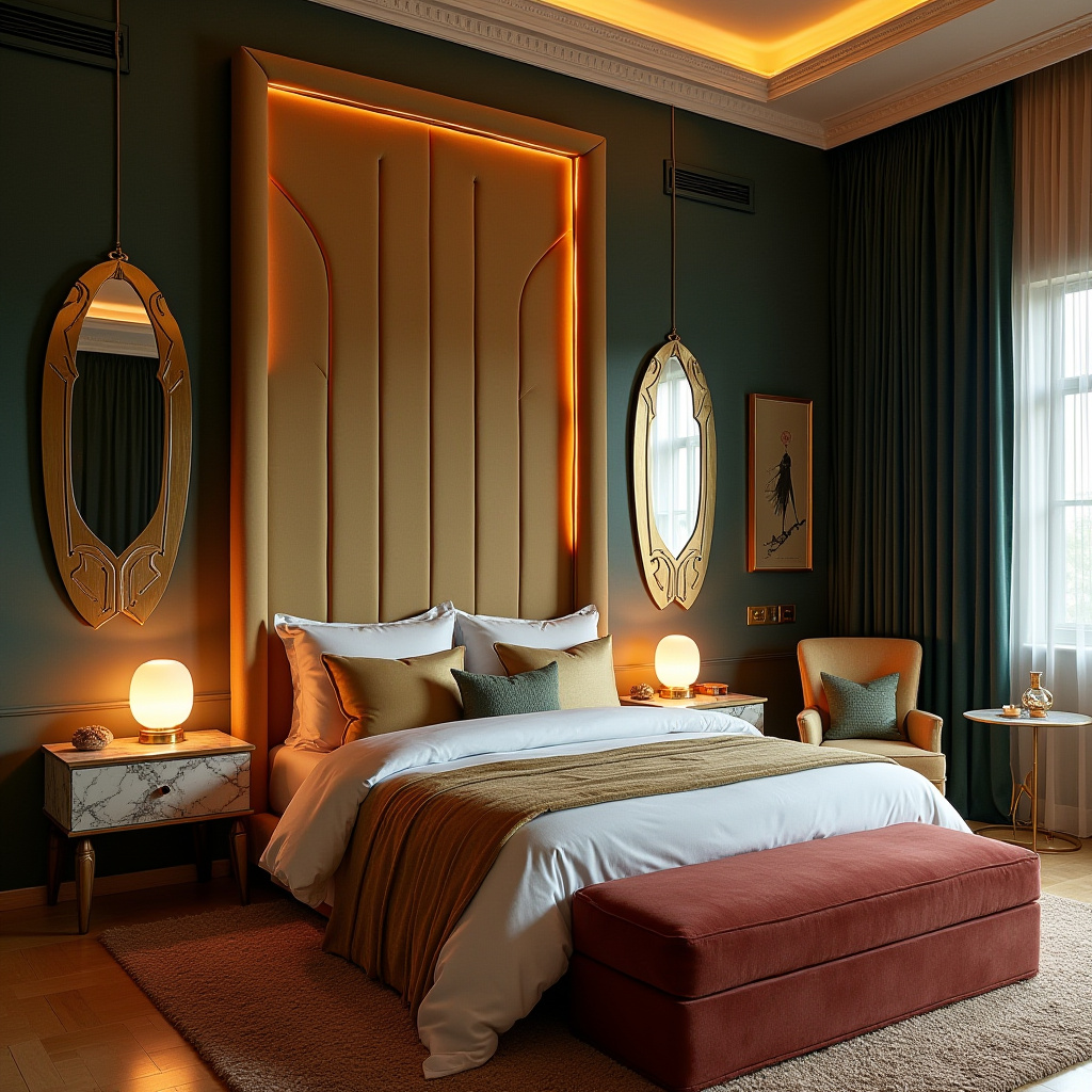 mid century modern eclectic bedroom 18