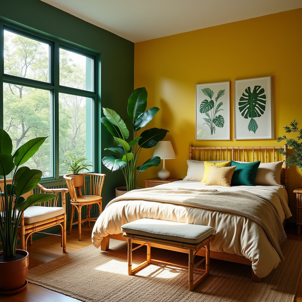 mid century modern eclectic bedroom 21